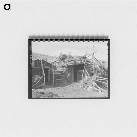 アートメモ帳-Barn on Farm of William Huravitch, Williams County, North Dakota
 - ラッセル リー Memo.