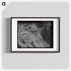 アートポスター-Built-up Roads Across Gulleys
 - ラッセル リー Poster.