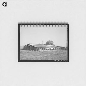 アートメモ帳-Chicken Houses of Jo Webster, Tehama County, California
 - ラッセル リー Memo.