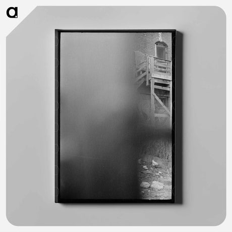 アートパネル-Stairway to Paradise Gardens, Mound Bayou, Mississippi
 - ラッセル リー Canvas.