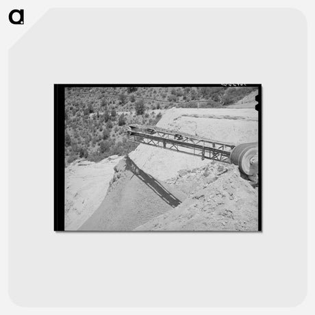 アートポストカード-Mill at Mogollon, New Mexico
 - ラッセル リー Postcard.