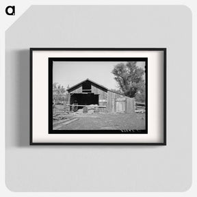 アートポスター-Barn of Perry Warner, Tehama County
 - ラッセル リー Poster.