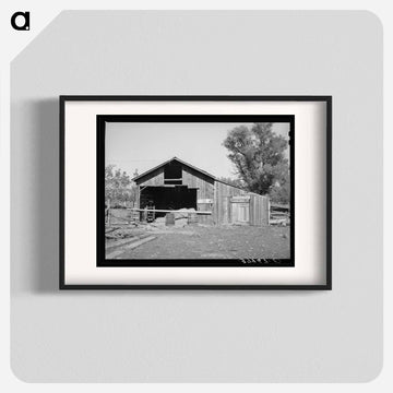 Barn of Perry Warner, Tehama County
 - ラッセル リー Poster.