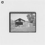 アートメモ帳-Barn of Perry Warner, Tehama County
 - ラッセル リー Memo.