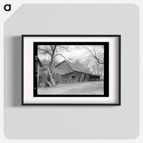 アートポスター-Tool and Machine Shed on the W.H. Cox Farm
 - ラッセル リー Poster.