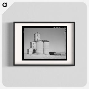 アートポスター-Wheat Elevator, Eureka Flats, Walla Walla County, Washington
 - ラッセル リー Poster.