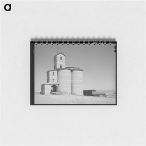 アートメモ帳-Wheat Elevator, Eureka Flats, Walla Walla County, Washington
 - ラッセル リー Memo.