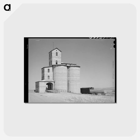 アートポストカード-Wheat Elevator, Eureka Flats, Walla Walla County, Washington
 - ラッセル リー Postcard.
