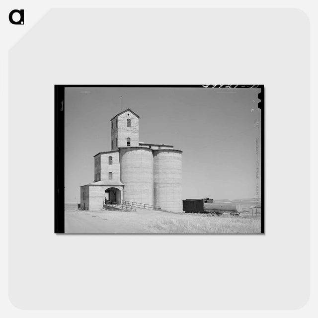 アートポストカード-Wheat Elevator, Eureka Flats, Walla Walla County, Washington
 - ラッセル リー Postcard.
