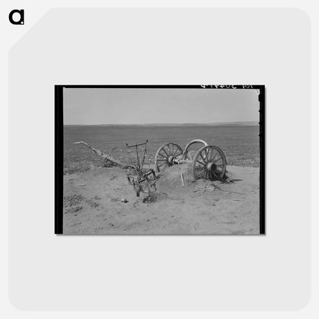 アートポストカード-Farm Machinery, Williams County, North Dakota
 - ラッセル リー Postcard.