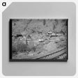 アートパネル-Ophir, Colorado: Railroad and Liquor Store
 - ラッセル リー Canvas.