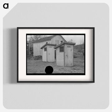 Privies on Road to Skyline Drive, Virginia
 - ラッセル リー Poster.