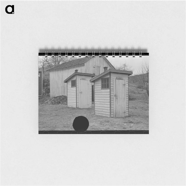 アートメモ帳-Privies on Road to Skyline Drive, Virginia
 - ラッセル リー Memo.