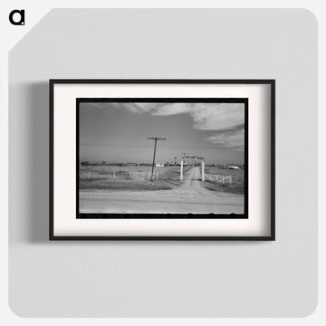 Entrance to Dairy, Tom Green County, Near San Angelo, Texas
 - ラッセル リー Poster.