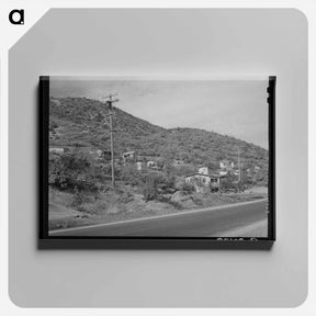 アートパネル-Houses on Outskirts of Summit City
 - ラッセル リー Canvas.