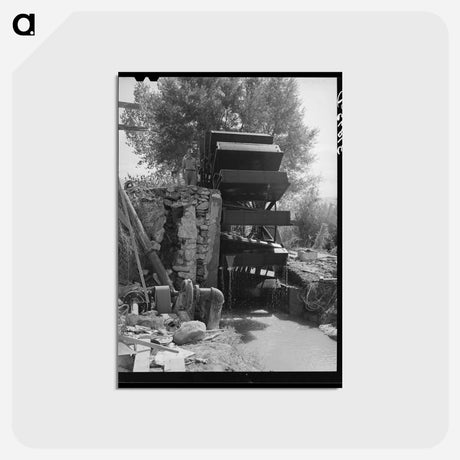 アートポストカード-Cooperative Waterwheel, Mohave County, Arizona
 - ラッセル リー Postcard.