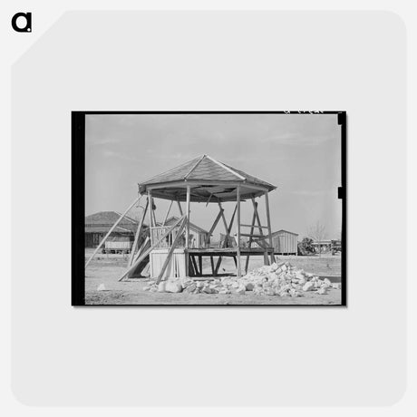アートポストカード-Bandstand, Crystal City, Texas
 - ラッセル リー Postcard.
