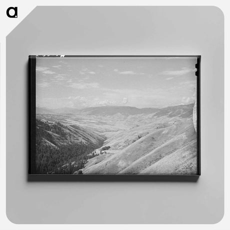 アートパネル-Hill Between Whitebird and Grangeville, Idaho County, Idaho
 - ラッセル リー Canvas.