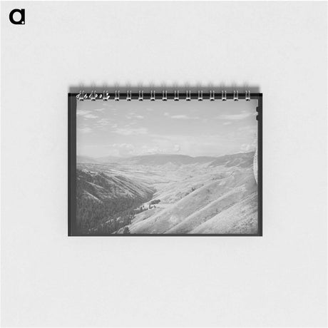 アートメモ帳-Hill Between Whitebird and Grangeville, Idaho County, Idaho
 - ラッセル リー Memo.