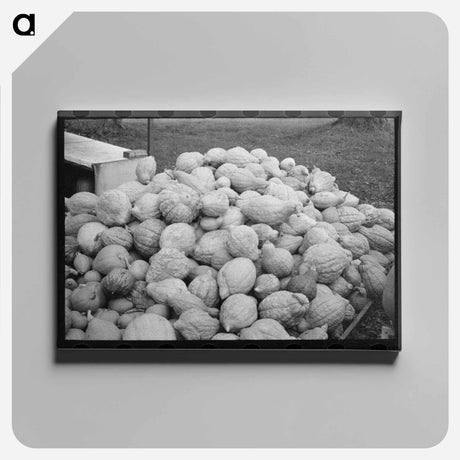 アートパネル-Roadside Squash Stand
 - ラッセル リー Canvas.