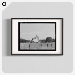アートポスター-Wheat Elevator, Latah County, Idaho
 - ラッセル リー Poster.