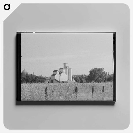 アートパネル-Wheat Elevator, Latah County, Idaho
 - ラッセル リー Canvas.