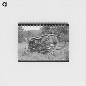 アートメモ帳-Shed of White Tenant Farmer, McIntosh County, Oklahoma
 - ラッセル リー Memo.