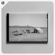 アートパネル-Camp of the Caudills while they are moving their dugout, Pie Town, New Mexico
 - ラッセル リー Canvas.