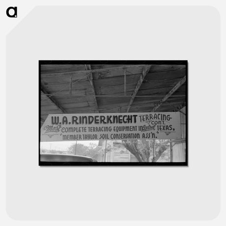 アートポストカード-Signs, Taylor, Texas
 - ラッセル リー Postcard.