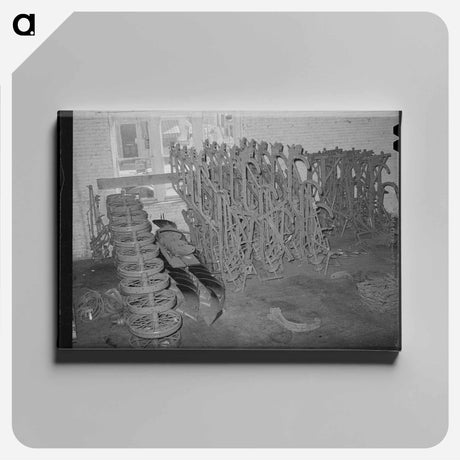 アートパネル-Farm Equipment Parts, Oklahoma City
 - ラッセル リー Canvas.