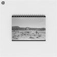 アートメモ帳-Mrs. Caudill and Daughter Driving in the Cows, Pie Town, New Mexico
 - ラッセル リー Memo.
