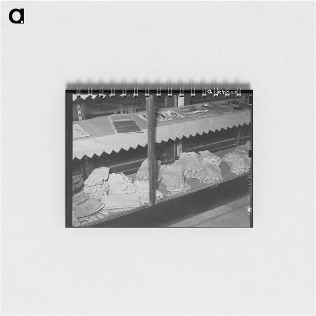 アートメモ帳-Gloves and Wristwatches in Display Counter, Alpine, Texas
 - ラッセル リー Memo.