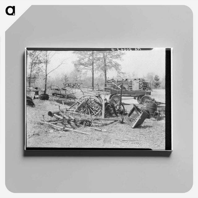 アートパネル-Hale Family Farm Machinery
 - ラッセル リー Canvas.