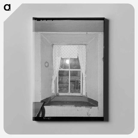 アートパネル-Window in Sod House, McKenzie County, North Dakota
 - ラッセル リー Canvas.