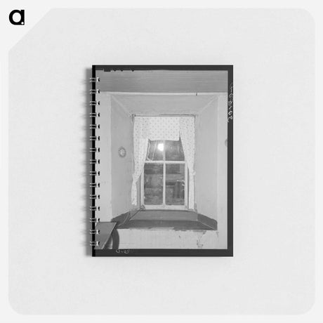 アートメモ帳-Window in Sod House, McKenzie County, North Dakota
 - ラッセル リー Memo.