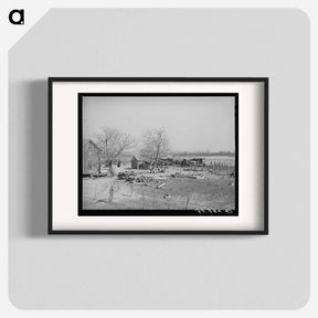 アートポスター-Farmyard, McIntosh County, Oklahoma
 - ラッセル リー Poster.