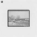 アートメモ帳-Farmyard, McIntosh County, Oklahoma
 - ラッセル リー Memo.