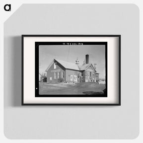 アートポスター-Farmers' Cooperative Creamery at Ruthven, Iowa
 - ラッセル リー Poster.