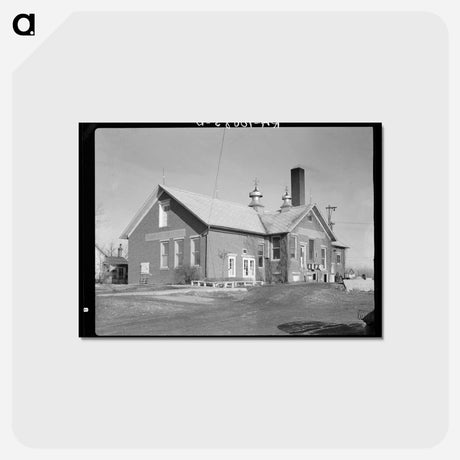 アートポストカード-Farmers' Cooperative Creamery at Ruthven, Iowa
 - ラッセル リー Postcard.