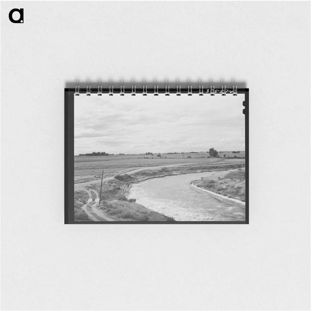 アートメモ帳-Irrigation Ditch, Canyon County, Idaho
 - ラッセル リー Memo.