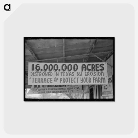 アートポストカード-Signs, Taylor, Texas
 - ラッセル リー Postcard.