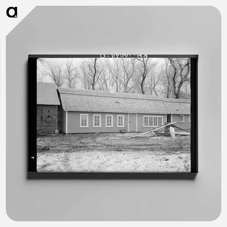 アートパネル-Tenant Farm Chicken House
 - ラッセル リー Canvas.