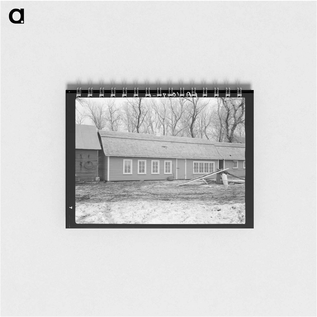 アートメモ帳-Tenant Farm Chicken House
 - ラッセル リー Memo.