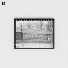 アートメモ帳-Tenant Farm Chicken House
 - ラッセル リー Memo.