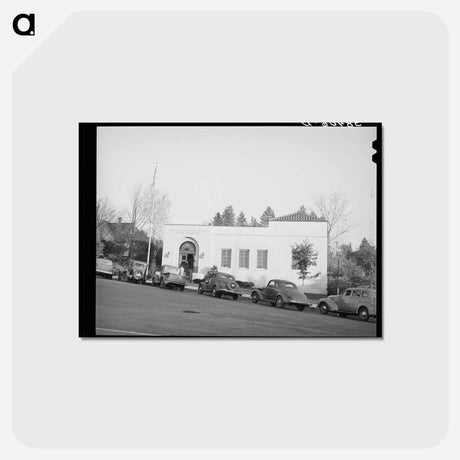 アートポストカード-Post Office, Auburn, California
 - ラッセル リー Postcard.