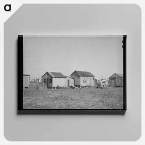 アートパネル-Mexican Housing, Corpus Christi, Texas
 - ラッセル リー Canvas.