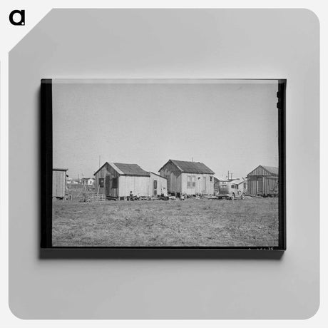 アートパネル-Mexican Housing, Corpus Christi, Texas
 - ラッセル リー Canvas.