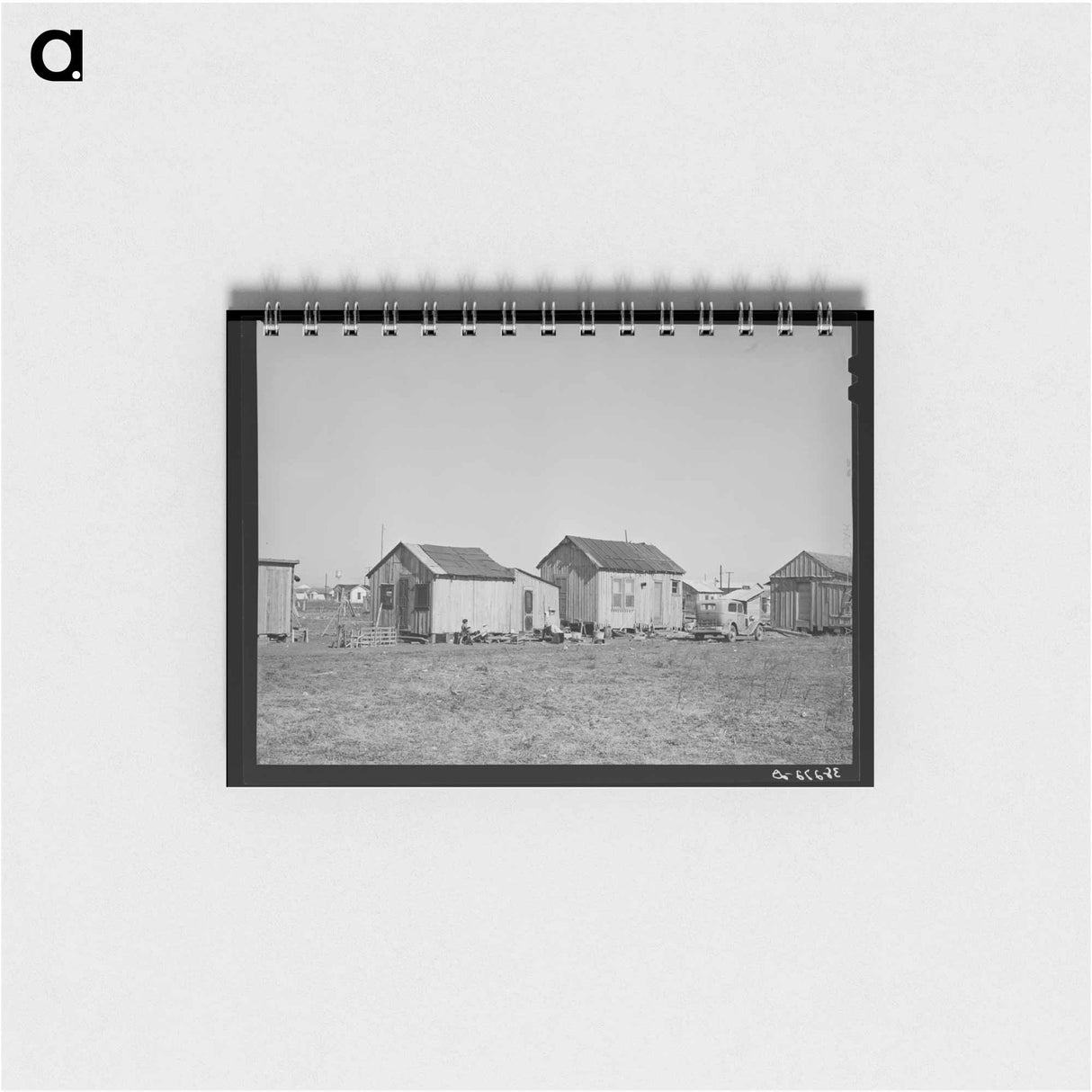 アートメモ帳-Mexican Housing, Corpus Christi, Texas
 - ラッセル リー Memo.