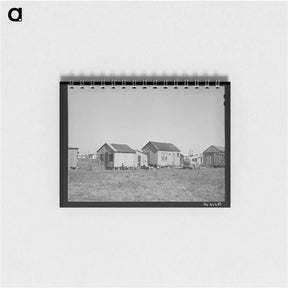 アートメモ帳-Mexican Housing, Corpus Christi, Texas
 - ラッセル リー Memo.