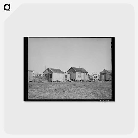 アートポストカード-Mexican Housing, Corpus Christi, Texas
 - ラッセル リー Postcard.